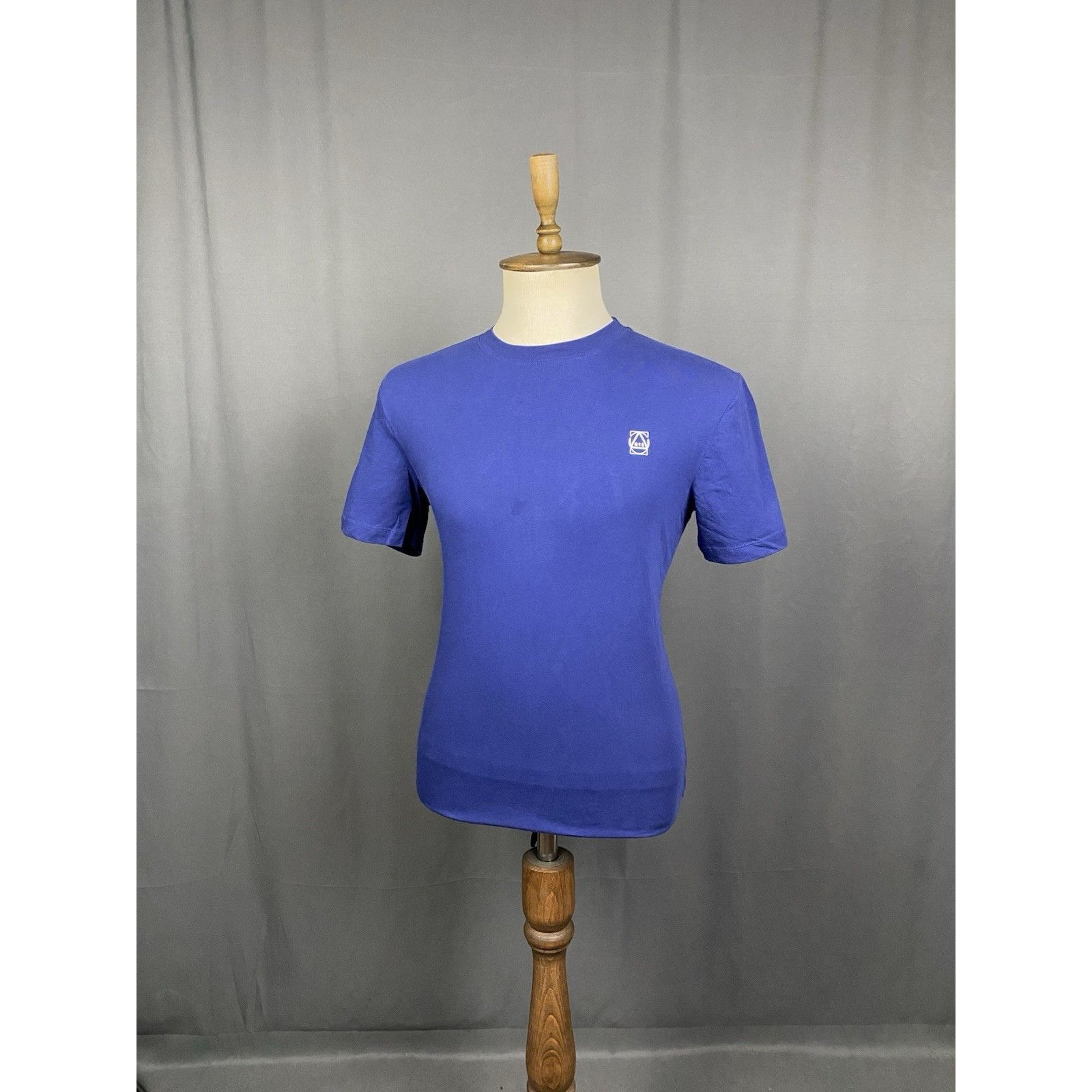 Alexander McQueen Alexander McQueen Small Logo Men's Blue T-Shirt Size L Size US L / EU 52-54 / 3 - 2 Thumbnail