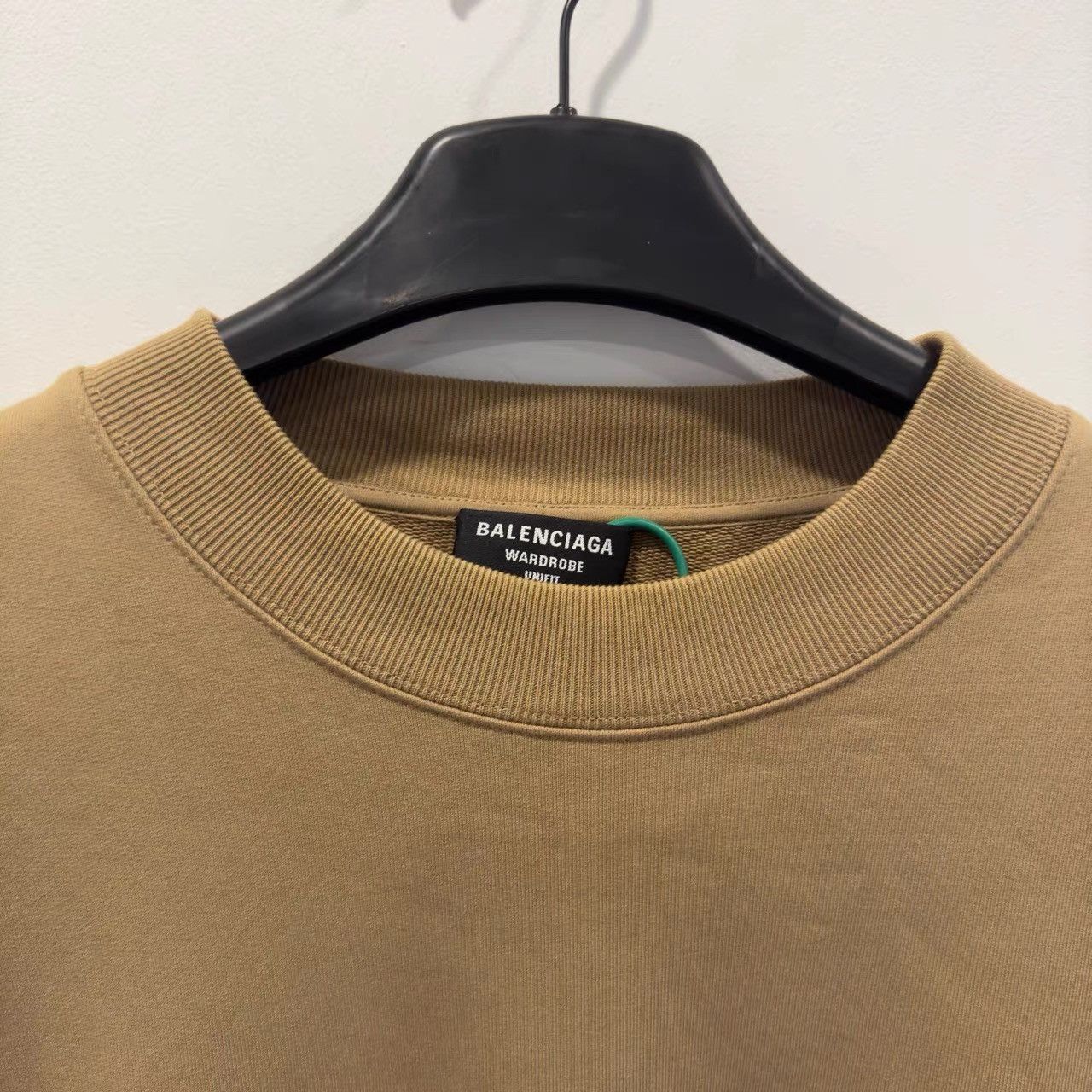 Balenciaga Balenciaga Khaki Double B Embroidered Sweatshirt K28 Size US M / EU 48-50 / 2 - 3 Thumbnail