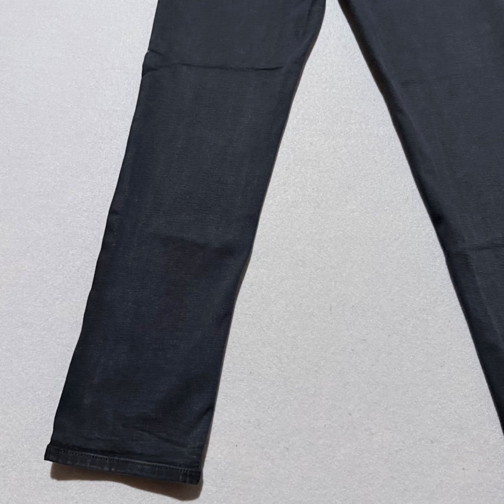 Express Express Jeans Women's Black Denim High Rise Straight Leg Zip Fly 2R Slim 5-Pocket Denim Jeans Size 26" / US 2 / IT 38 - 7 Thumbnail
