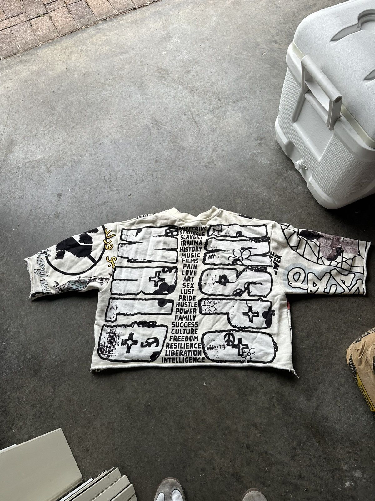 Other InspoWrld All Over Jesus Crop Tee Size US XL / EU 56 / 4 - 2 Thumbnail