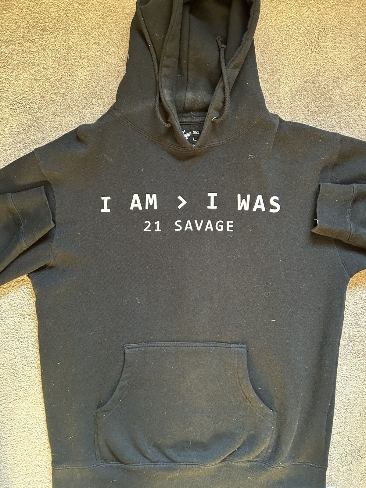 Other 21 Savage I am I was Tour Hoodie Size US L / EU 52-54 / 3 - 1 Thumbnail