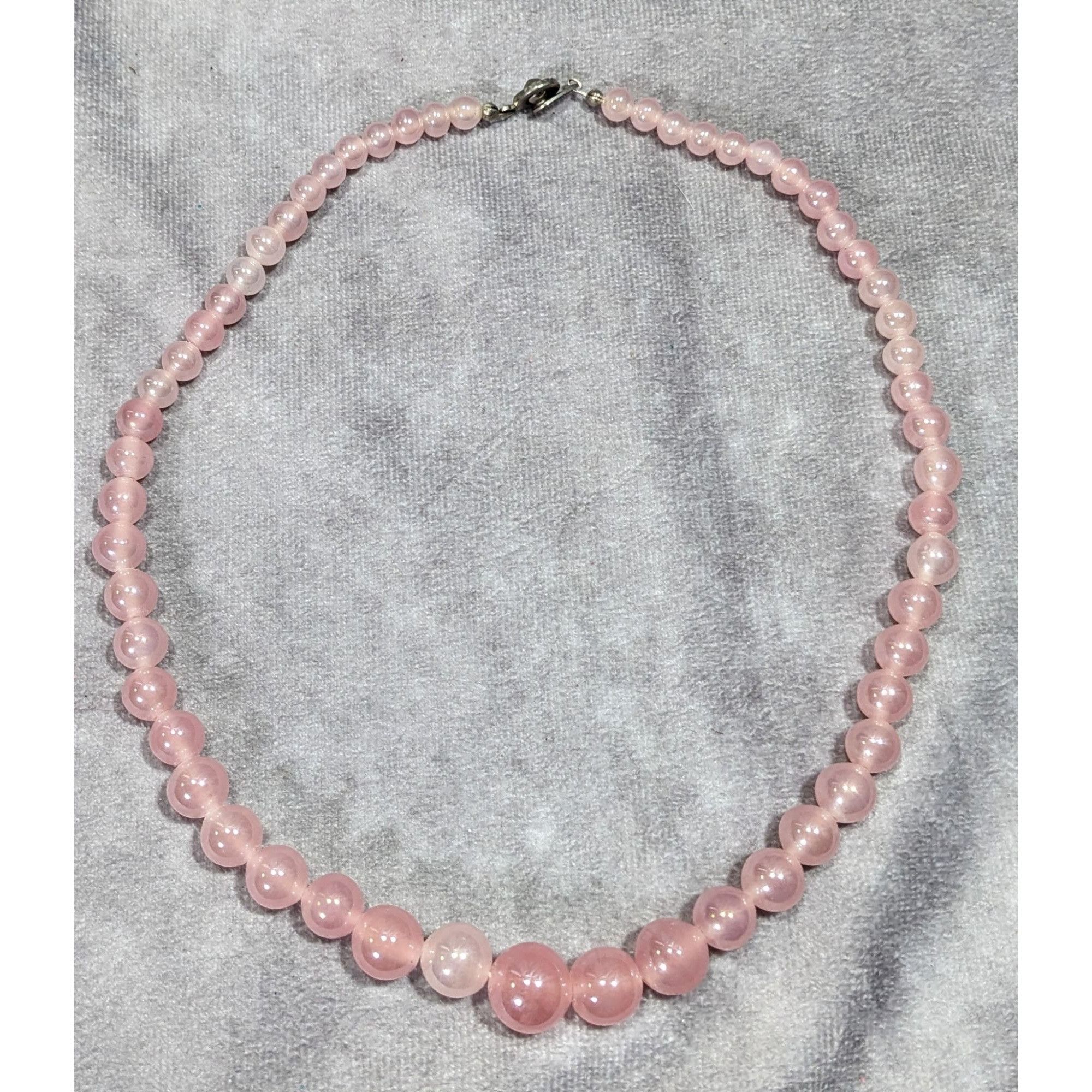 Other Vintage Coquette Japanese Pink Rose Quartz Super Polished Be Size ONE SIZE - 5 Thumbnail