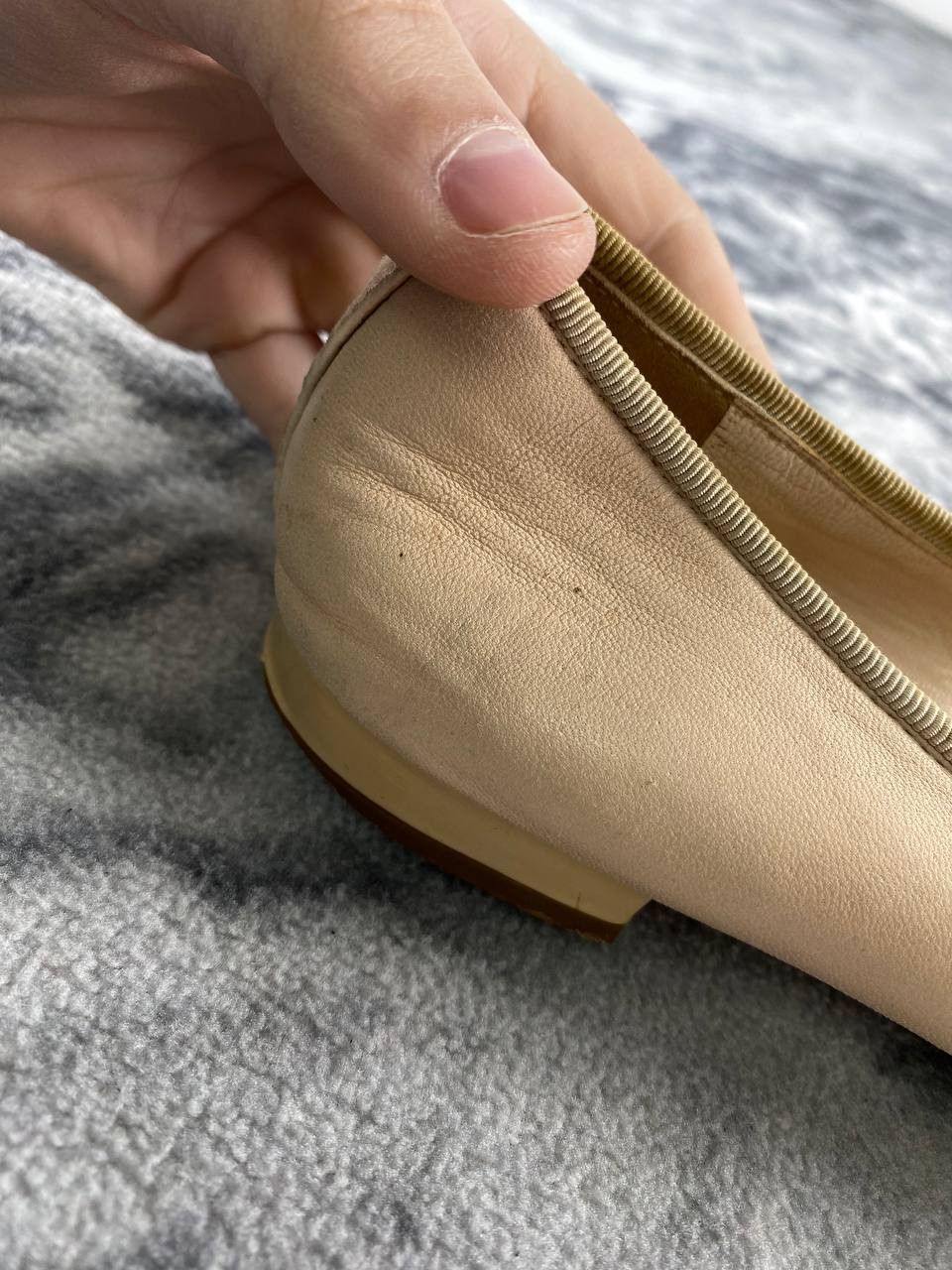 Prada Prada Quilted Bow Leather Ballet Flats Women Size 38 Beige Size US 8 / IT 38 - 6 Thumbnail