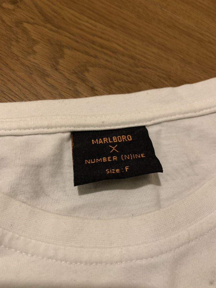 Japanese Brand × Marlboro × Number (N)ine Number (N)ine white tee sasiko boro motive Size US M / EU 48-50 / 2 - 7 Thumbnail