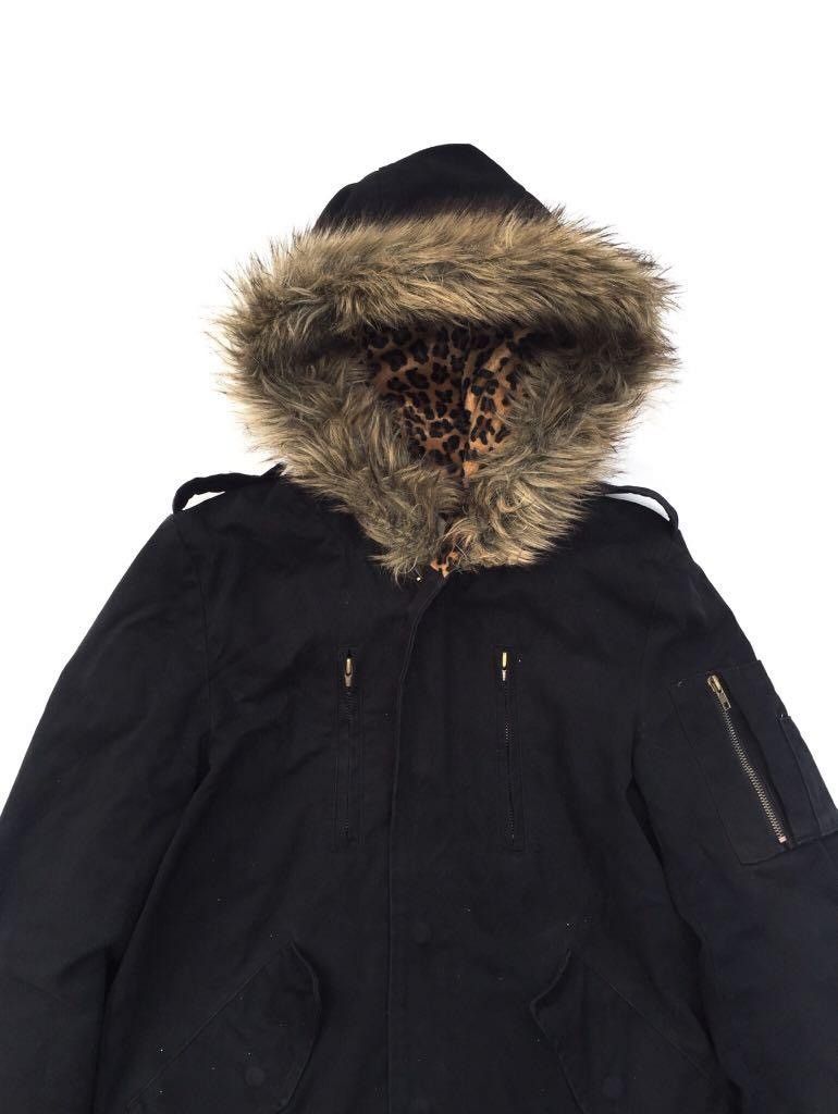 If Six Was Nine × Japanese Brand × Le Grande Bleu (L.G.B.) Attachment leopard Parka fur if was six nine lgb style Size US L / EU 52-54 / 3 - 3 Thumbnail