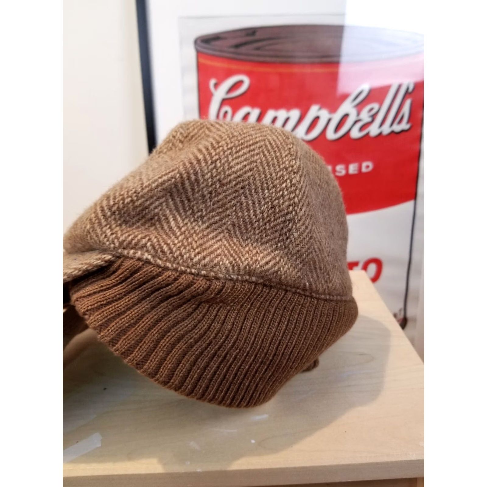 Ralph Lauren VINTAGE Ralph Lauren POLO BROWN WOOL HAT CAP SZ ONE SIZE Cap Hat Wool Herringbone Men Brown USA Army 90s Mens Size US M / EU 48-50 / 2 - 4 Thumbnail