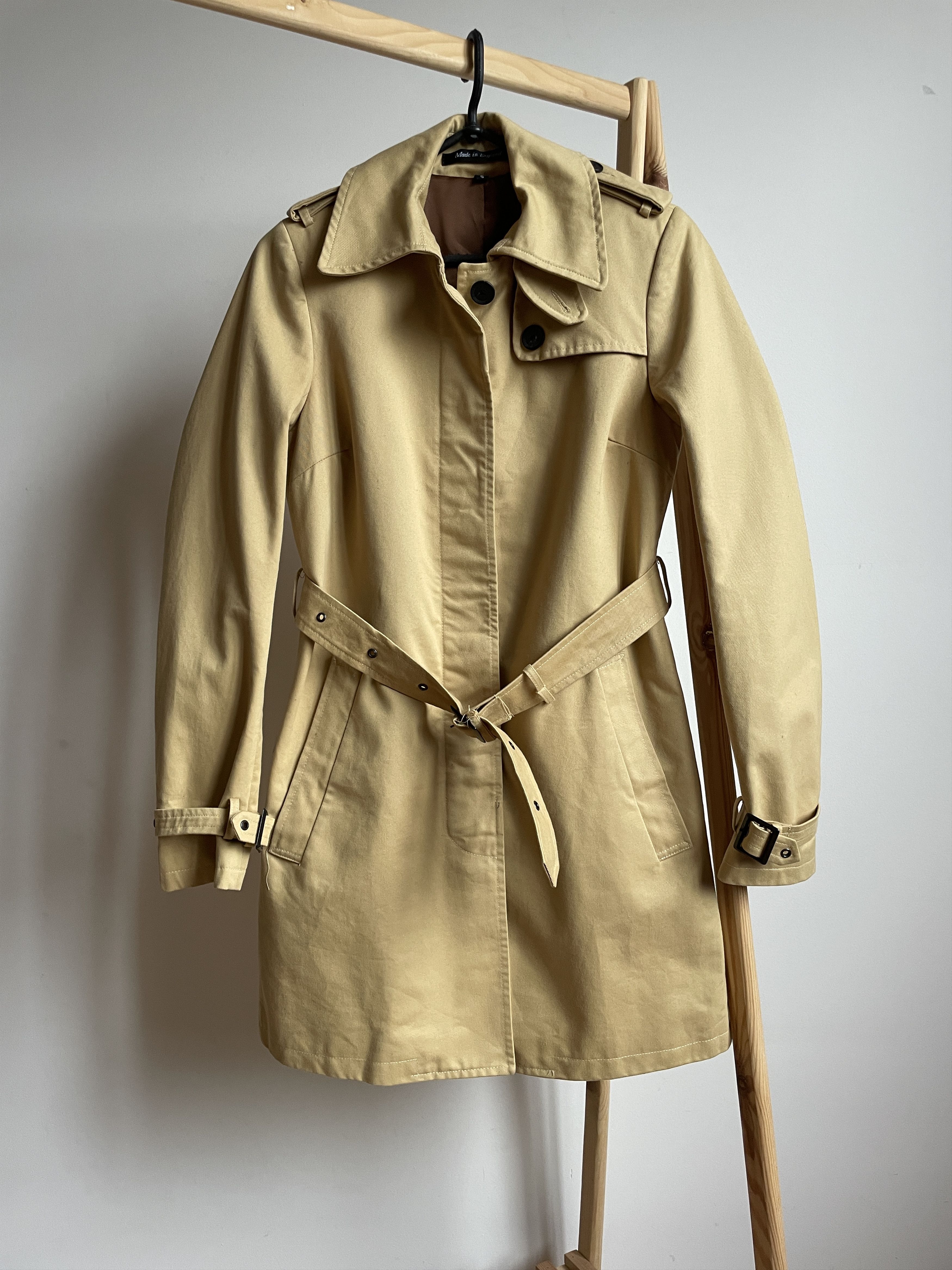 Original Montgomery Original Montgomery Womens Belted Raincoat Size S Size S / US 4 / IT 40 - 1 Thumbnail
