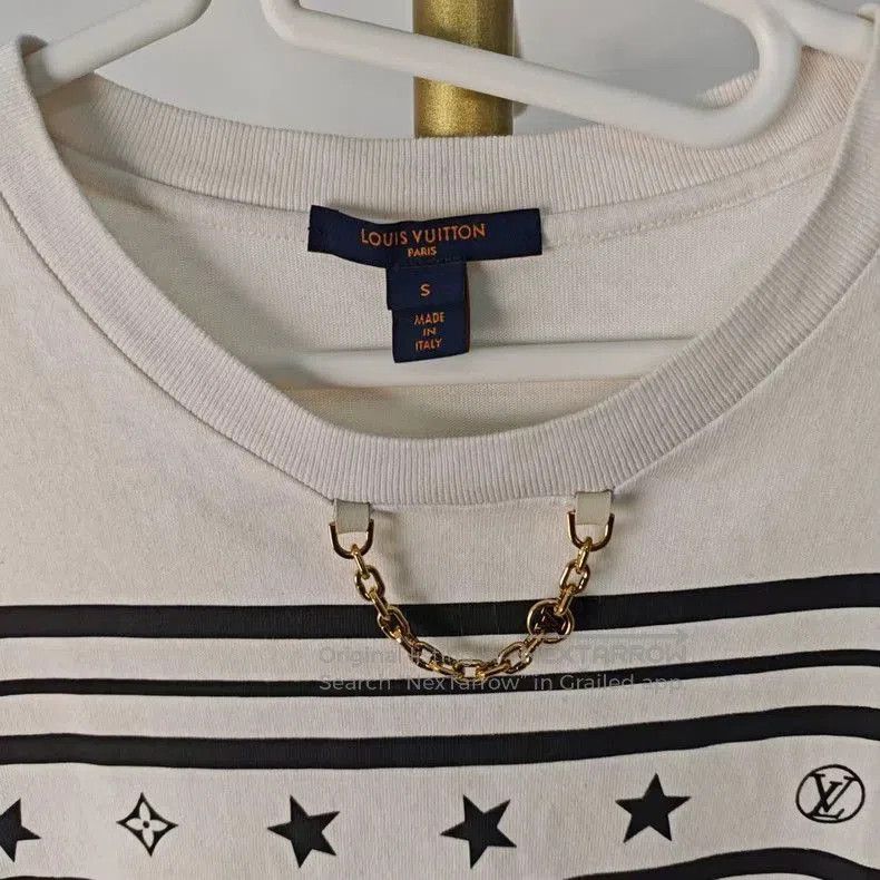 Louis Vuitton LV Cream Star Stripe Short Sleeve. Size US S / EU 44-46 / 1 - 2 Thumbnail
