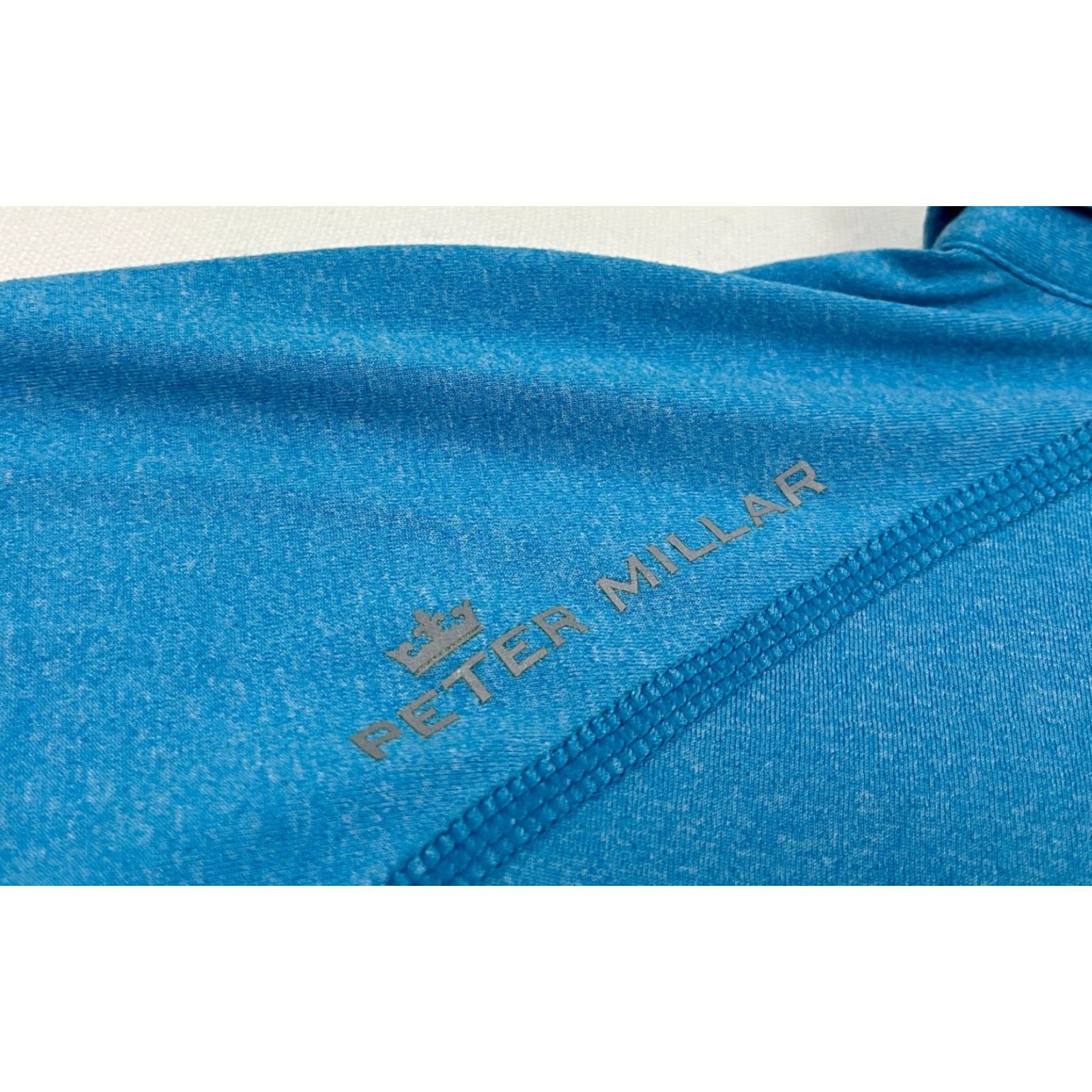 Peter Millar Peter Millar Amsterdam Technical Polo Shirt Mens S Blue Performance Active Golf Size US S / EU 44-46 / 1 - 2 Thumbnail