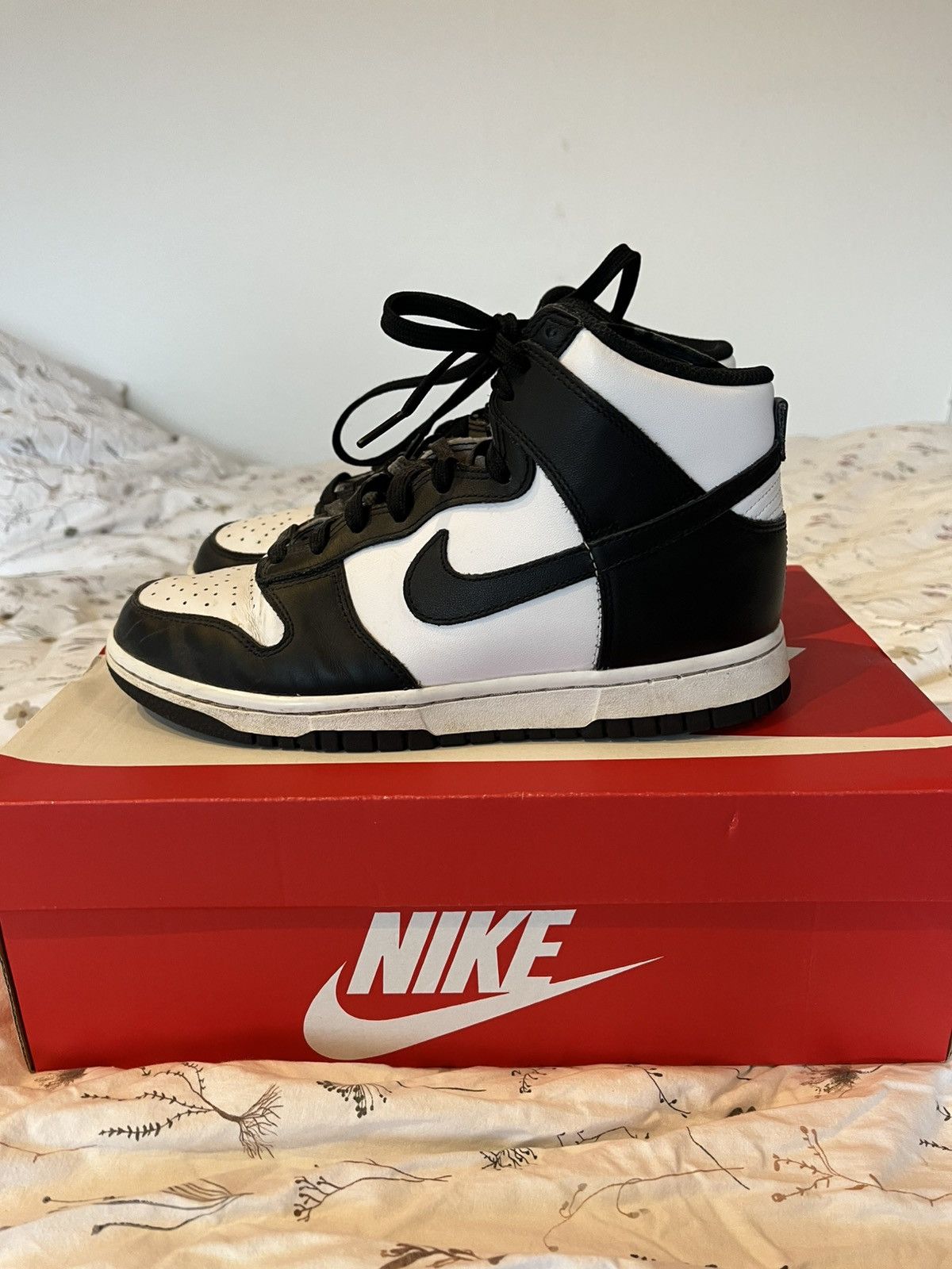 Nike Nike dunk high panda🐼 Size US 8 / IT 38 - 1 Thumbnail