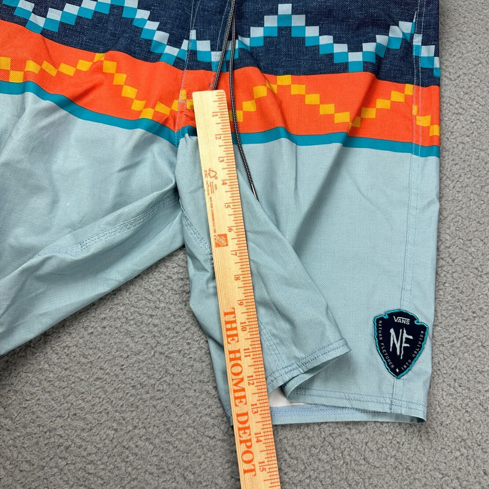 Vans Vans Nathan Fletcher Board Shorts Multi Color Swim Suit Size US 36 / EU 52 - 8 Thumbnail