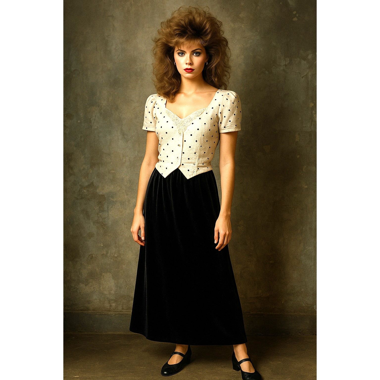 Other MSK Holiday Goth Vintage Black Velvet Maxi Skirt Sz 14 NWT Size 36" / US 14 / IT 50 - 1 Thumbnail