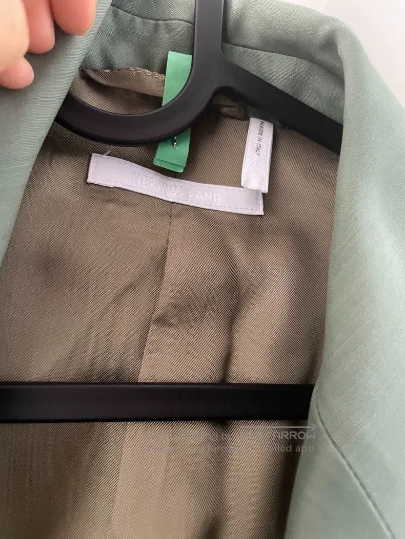 Helmut Lang Helmut Lang Elegant Silk and Wool Fabric Jacket, Rare Colo Size M / US 6-8 / IT 42-44 - 3 Thumbnail