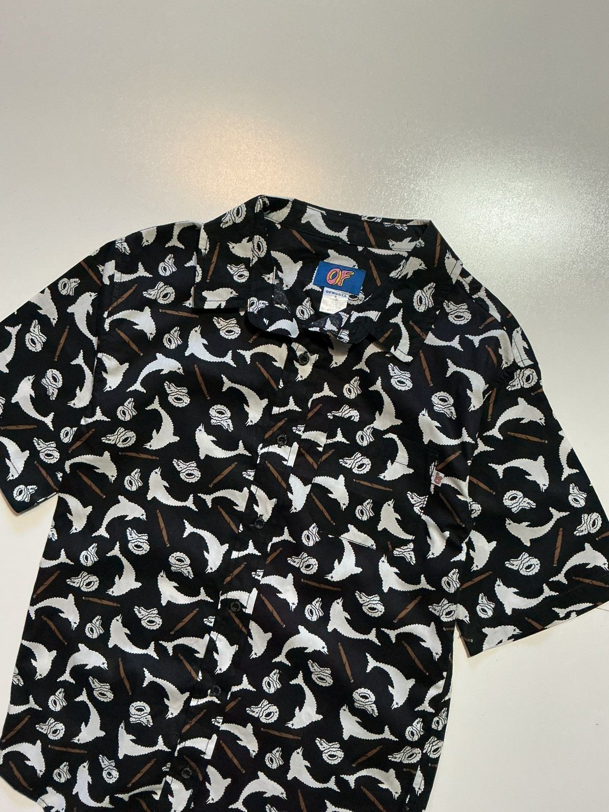 Odd Future Odd Future OFWGKTA OF Jasper Dolphin Joint Button Shirt Size US S / EU 44-46 / 1 - 3 Thumbnail