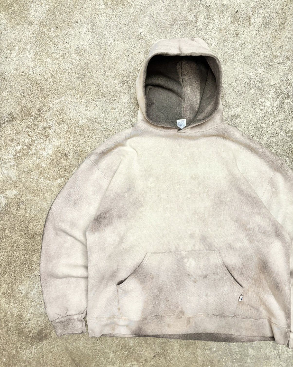 Vintage Thrashed Distressed Faded Russell Hoodie ERD Grunge Size US XL / EU 56 / 4 - 6 Thumbnail
