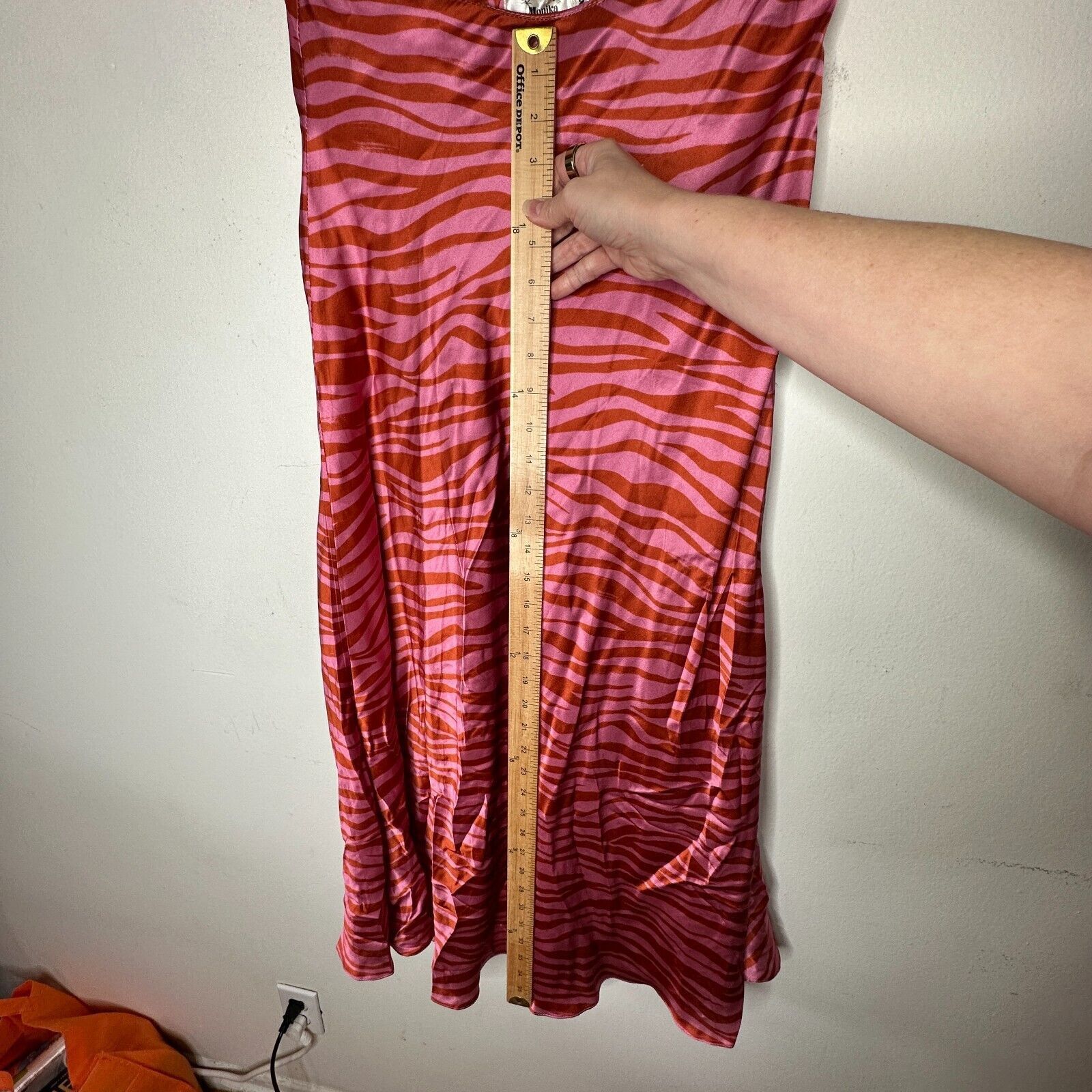 Other Monika Rust Orange Pink Patti Animal Print Maxi Skirt XS Size 26" / US 2 / IT 38 - 12 Thumbnail