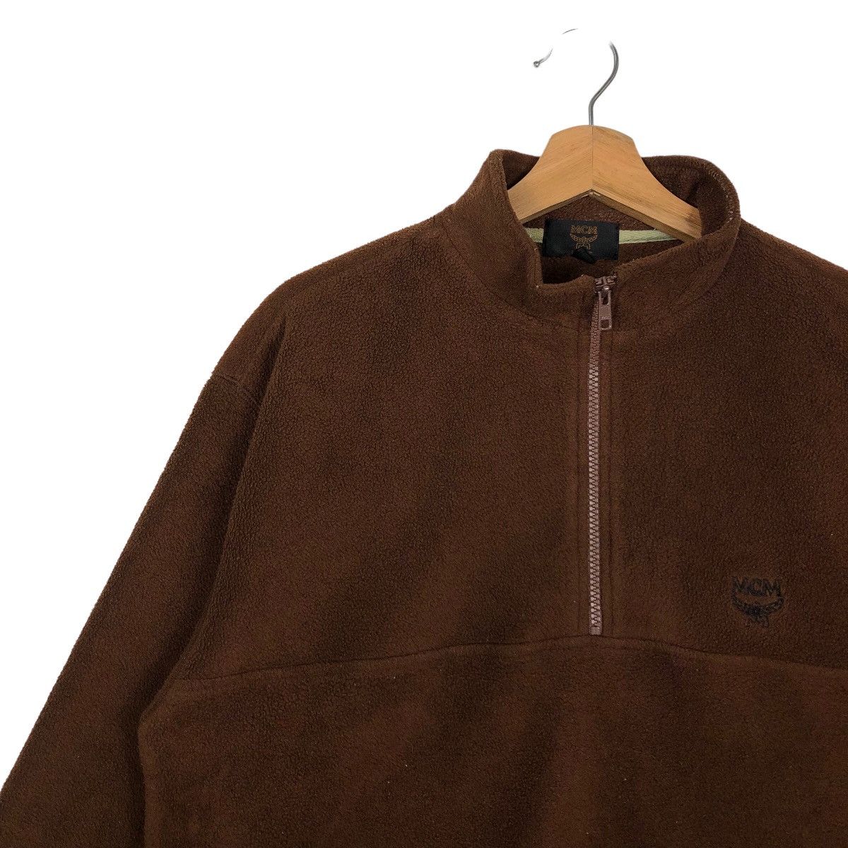 Japanese Brand 🔥90’s Vintage Anorak Collar Sweatshirt MCM Legere Big Logo Size US M / EU 48-50 / 2 - 6 Thumbnail