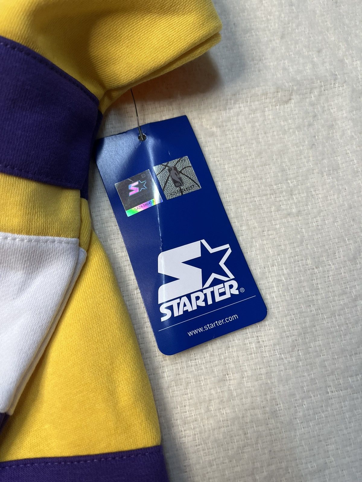 NBA × Starter Starter Los Angeles Lakers Hockey Pullover Hoodie Sweatshirt Size US S / EU 44-46 / 1 - 5 Thumbnail