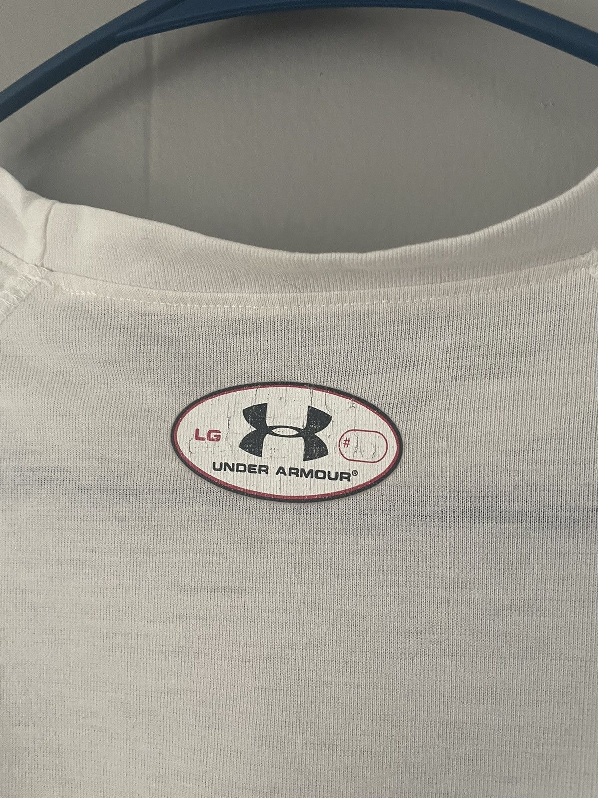 Under Armour White UA Shirt Size US L / EU 52-54 / 3 - 5 Thumbnail