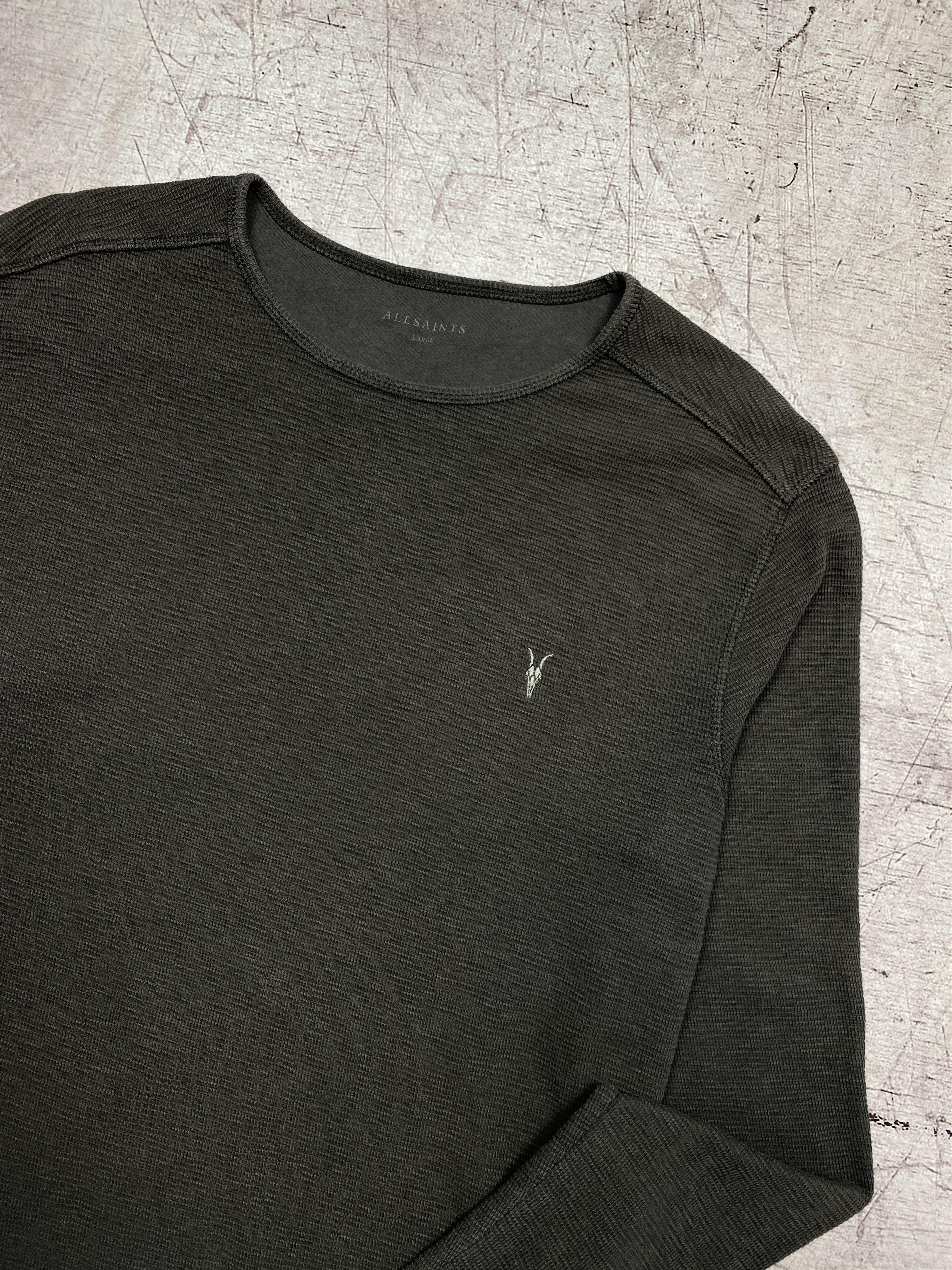 Allsaints × Vintage Allsaints Vintage Mens Clash Crew Neck Long Sleeve T-Shirt Size US L / EU 52-54 / 3 - 2 Thumbnail