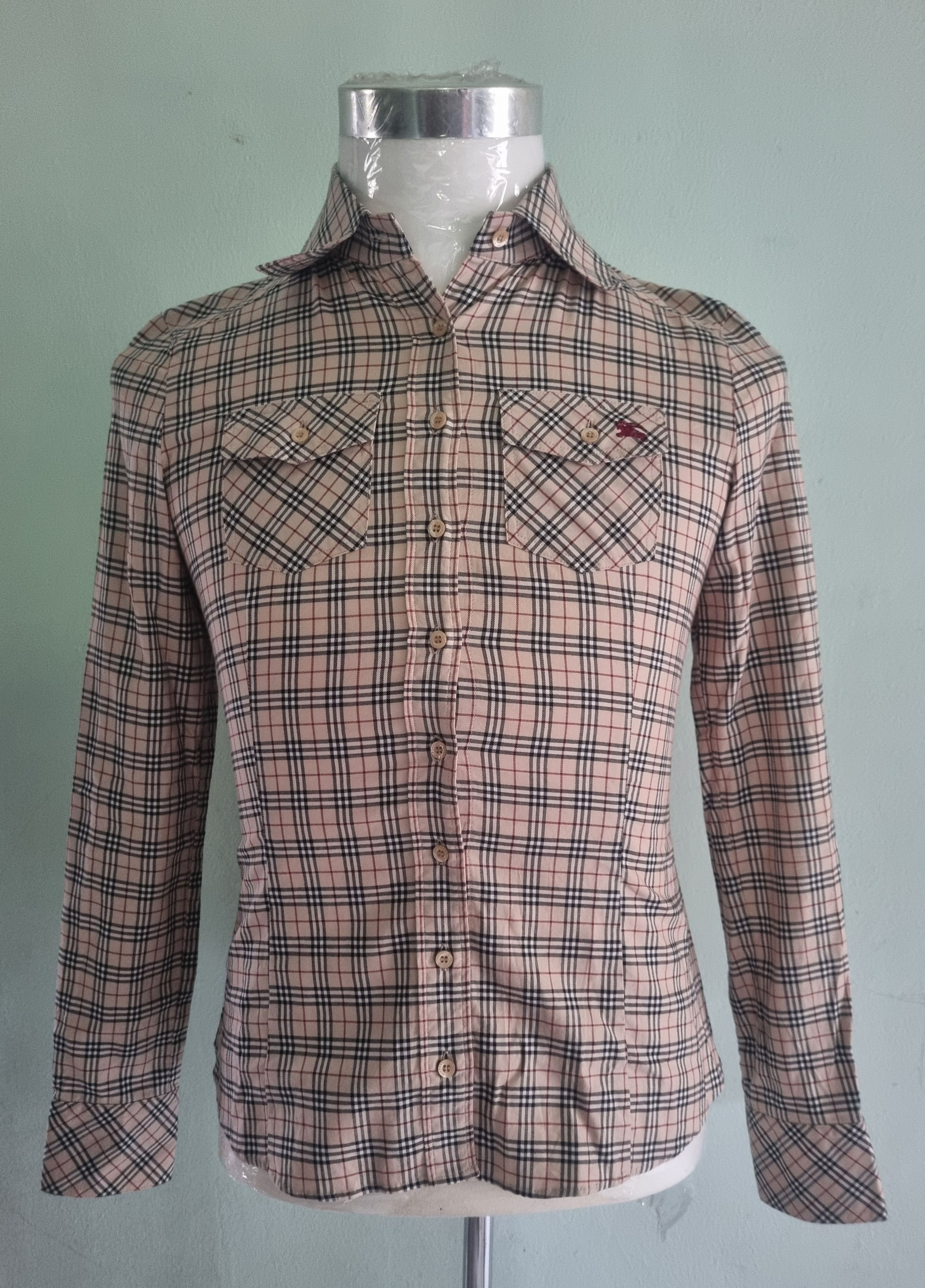 Burberry Burberry London Novacheck Blue Label Shirt Size XS / US 0-2 / IT 36-38 - 1 Thumbnail