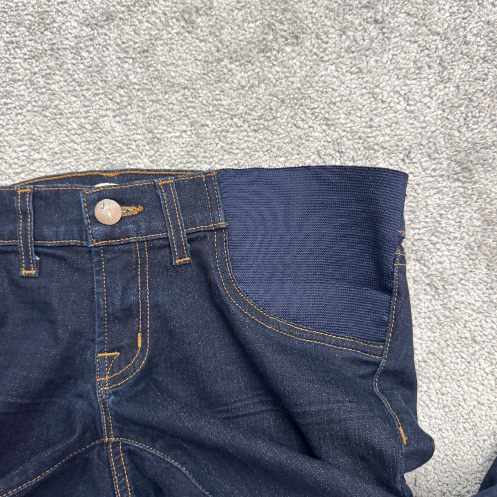J Brand J Brand Mama J Maternity Skinny Denim Jeans - Starless - Dark Wash - 27 - Blue - Stretch - Jeans - Women Size 27" / US 4 / IT 40 - 6 Thumbnail