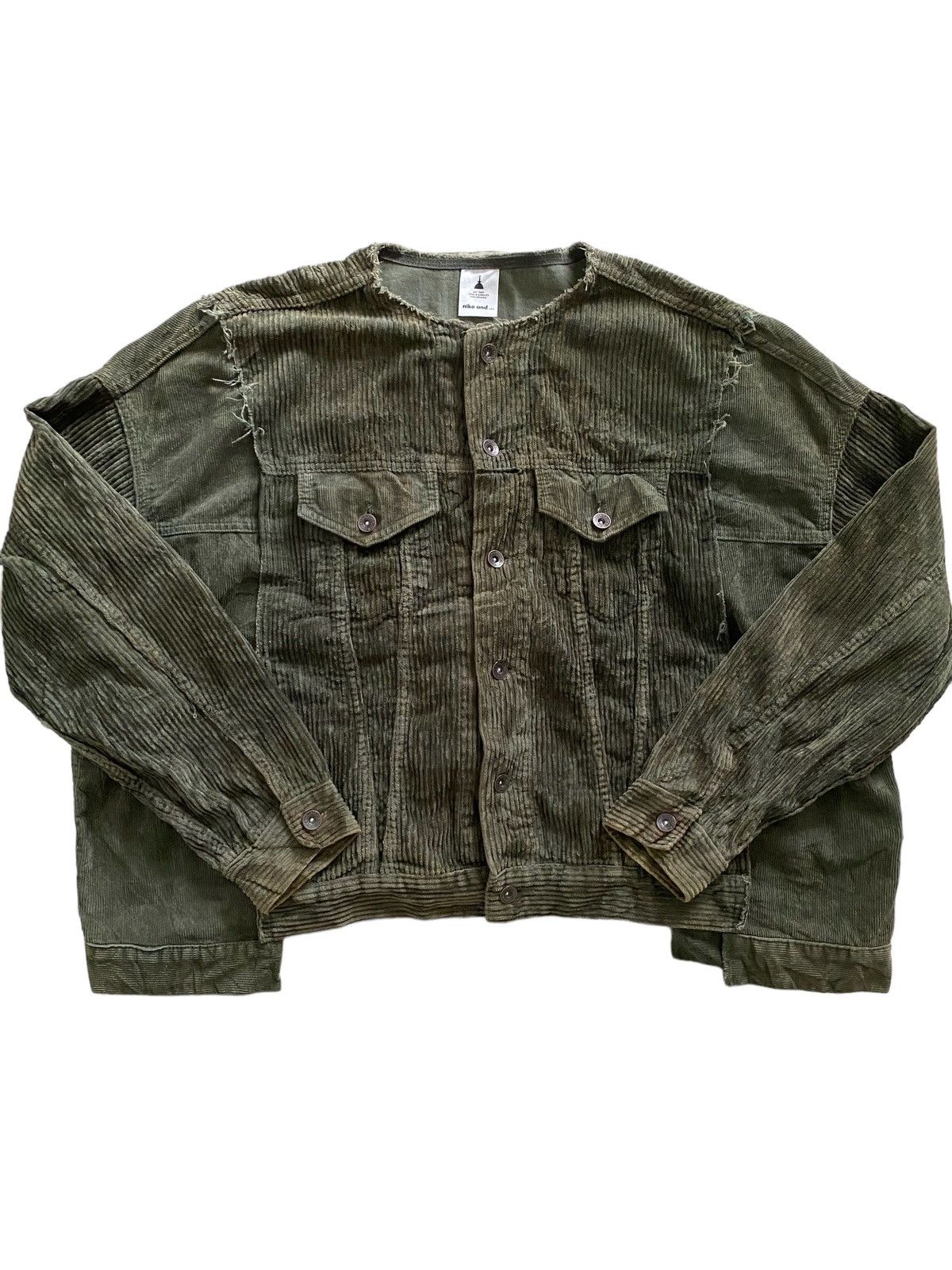 Japanese Brand grail💥Niko and..tracker jacket corduroy design margiela Size US L / EU 52-54 / 3 - 2 Thumbnail