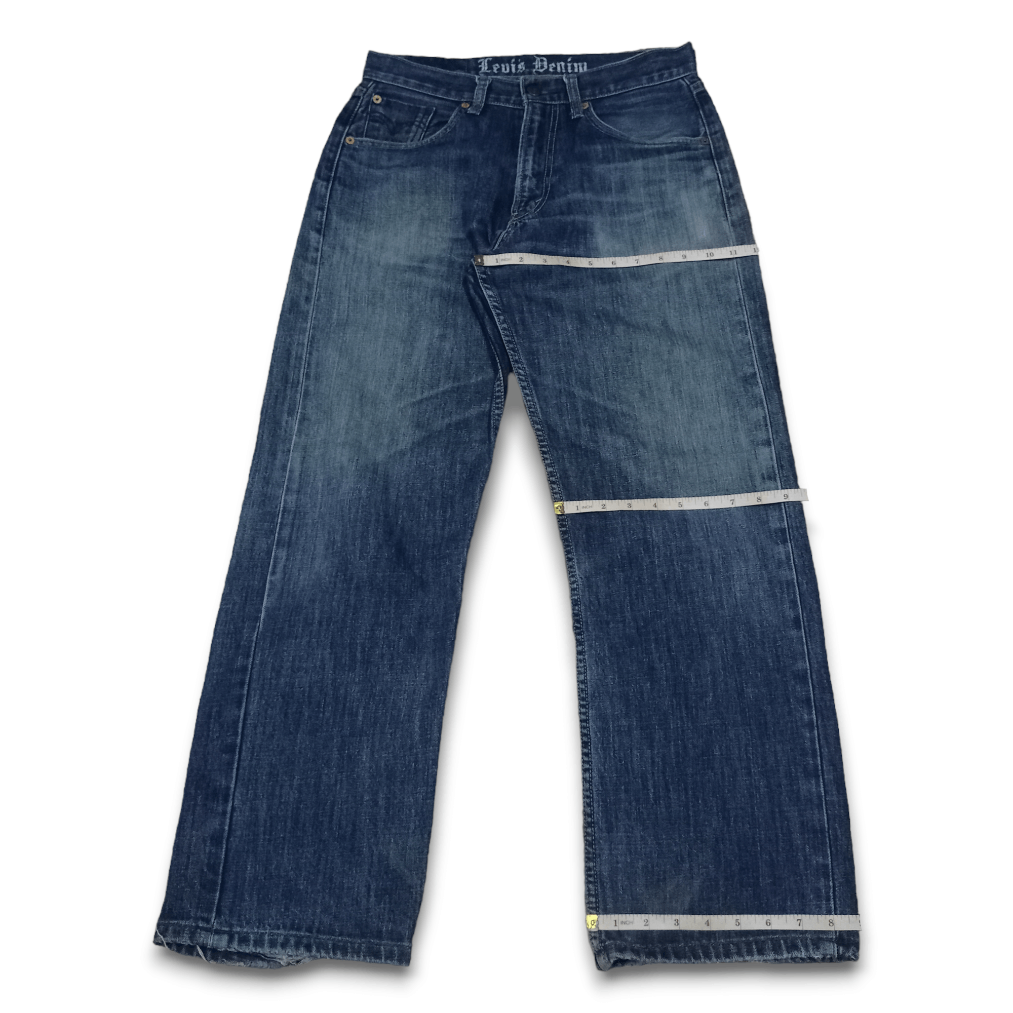 Levi's × Levi's Vintage Clothing Vintage 90s Levis Blue Wash Baggy Distressed Jeans 30x28 Size US 30 / EU 46 - 11 Thumbnail