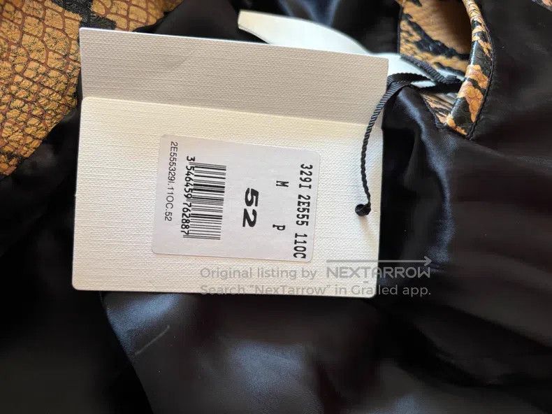 Celine CELINE Snake Print Belted Leather Jacket Size US L / EU 52-54 / 3 - 7 Thumbnail