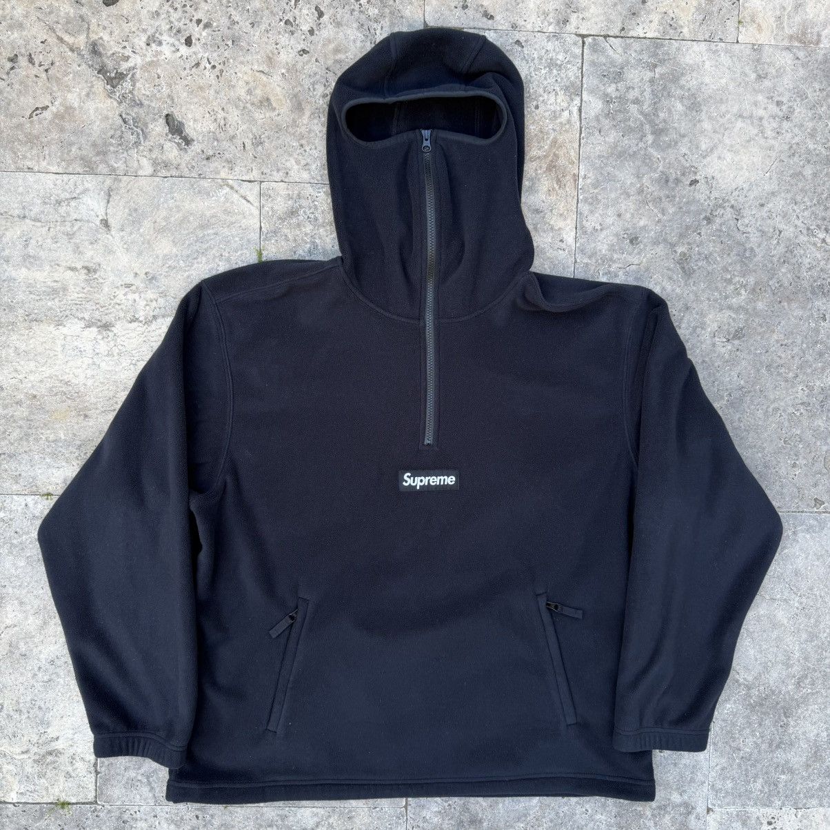 Polartec × Supreme Supreme Polartec Facemask Half Zip Hooded