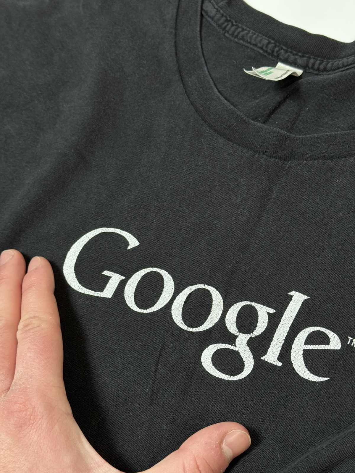 Vintage Google Short Sleeve American Apparel T Shirt Men's 2XL Black Size US XXL / EU 58 / 5 - 7 Thumbnail