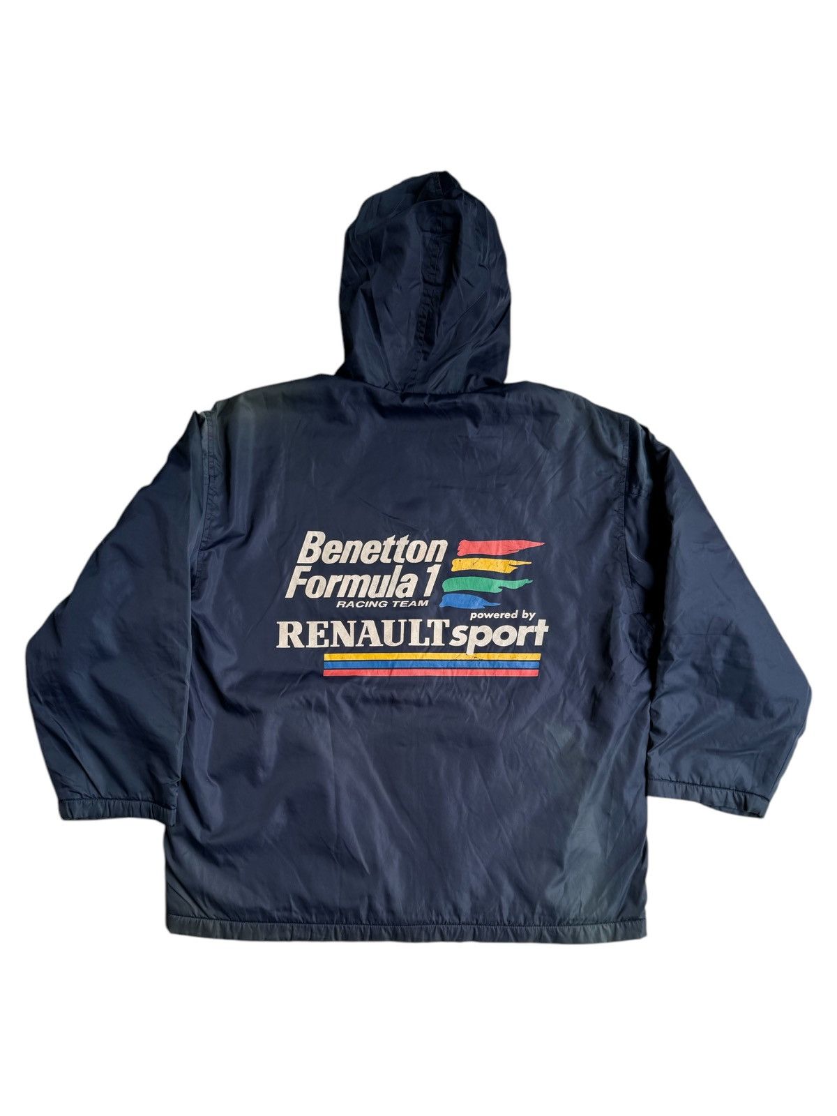 Benetton VERY RARE VINTAGE JACKET BENETTON FORMULA 1 RENAULT RACING Size US XL / EU 56 / 4 - 1 Thumbnail