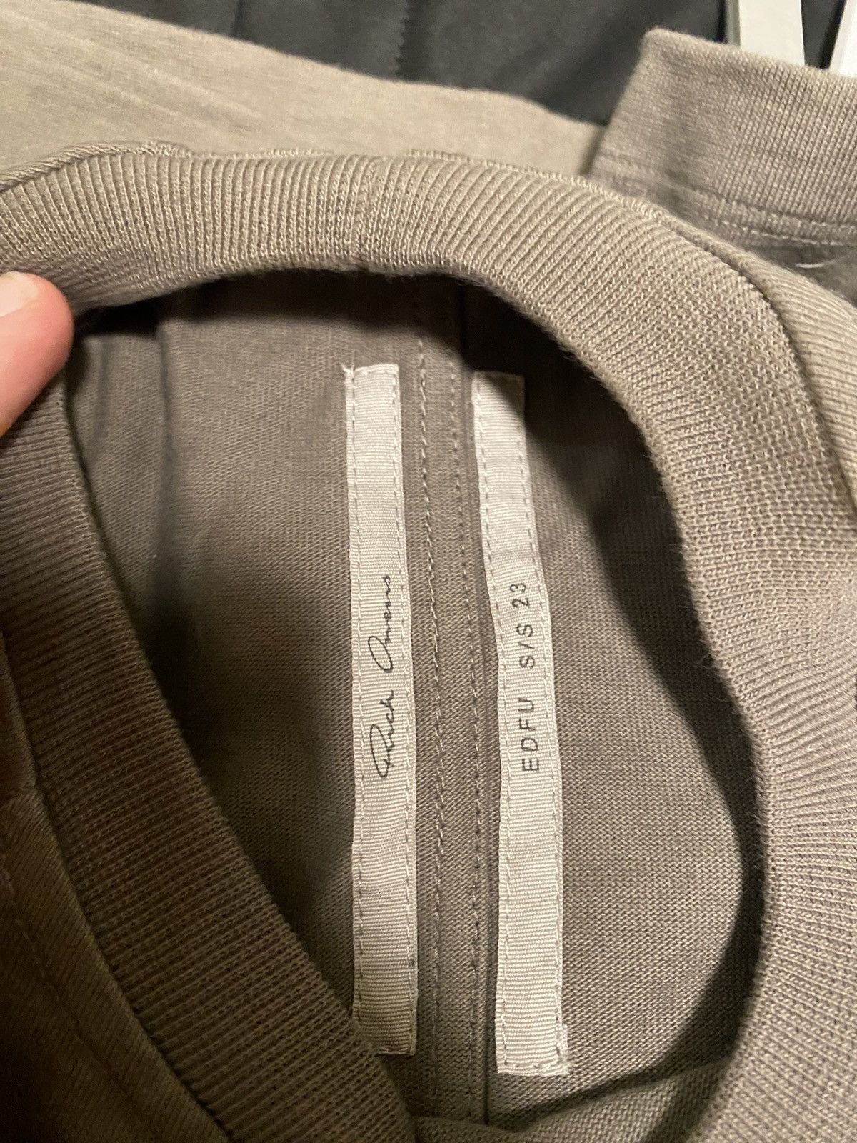 Rick Owens NWT Rick Owens SS23 EDFU Baseball T - Dust Size US XL / EU 56 / 4 - 5 Thumbnail