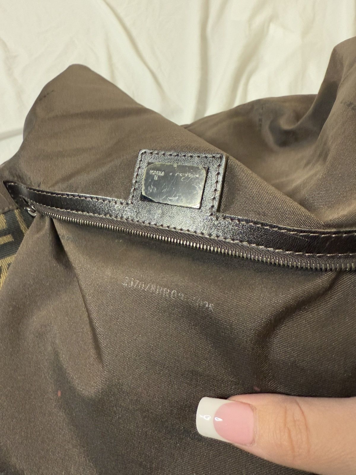 Fendi 🤎Iconic Fendi Zucca Monogram Tote with Leather Straps 🤎 Size ONE SIZE - 4 Thumbnail
