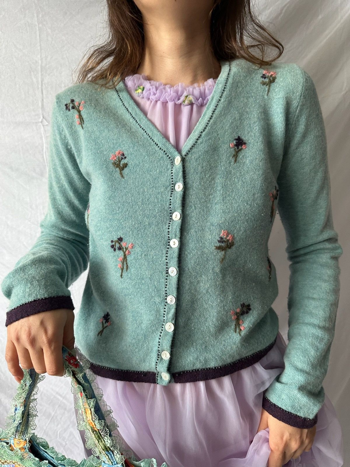 Vintage Vintage cardigan Size M / US 6-8 / IT 42-44 - 2 Thumbnail