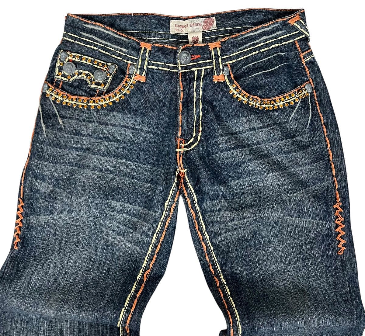 True Religion Vintage LB jean Co Rockstar Jeans Size US 34 / EU 50 - 3 Thumbnail