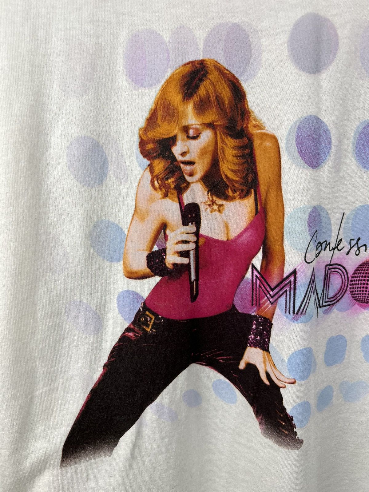 Band Tees Vintage 00s Madonna Confessions Tour 2006 T shirt Size US XL / EU 56 / 4 - 7 Thumbnail