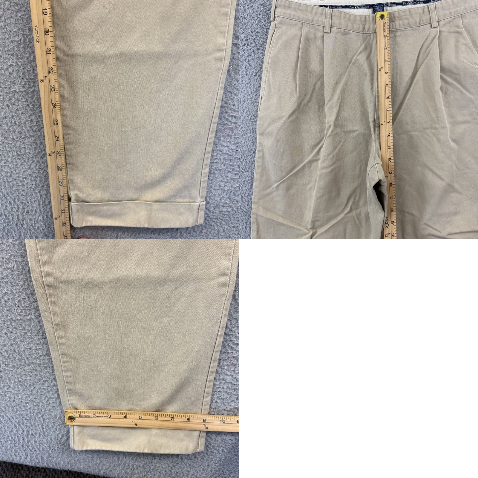 Polo Ralph Lauren VINTAGE Polo Ralph Lauren Hammond Pant Mens 38x32 Beige Chino Casual 90s Preppy Womens? Mens Size US M / EU 48-50 / 2 - 9 Thumbnail