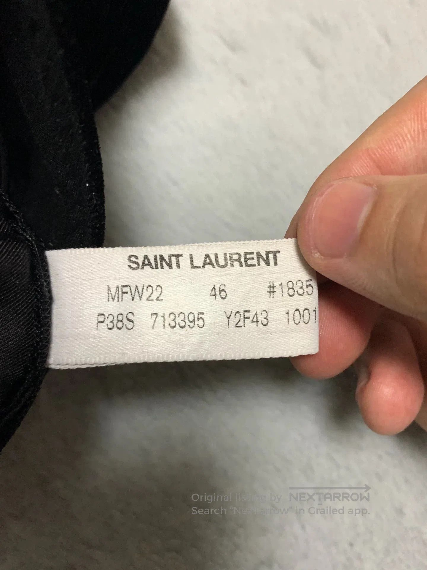 Saint Laurent Paris Black Casual Pants Size 30. Size US 30 / EU 46 - 4 Thumbnail