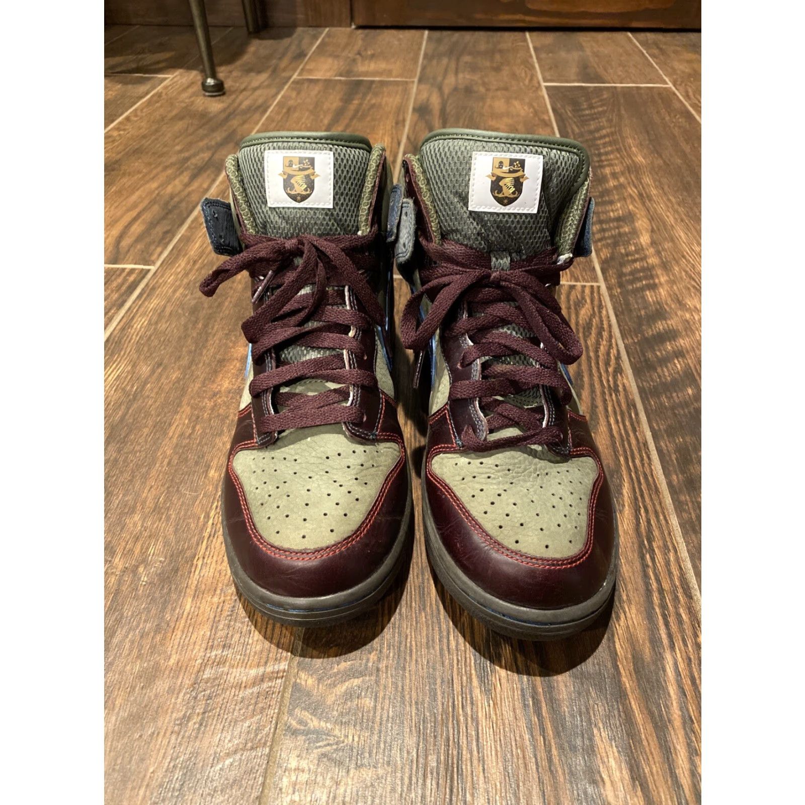 Nike **Nike Dunk High Olive/Military Blue-Blue Fox World Cup 10** User: **Nike Dunk High Olive/Military Blue-Blue Fox World Cup Size 10** Size US 10 / EU 43 - 2 Thumbnail