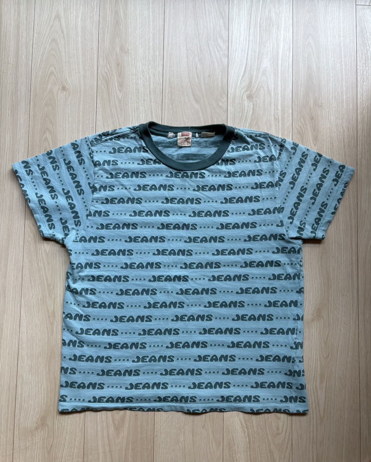 Levi's Vintage Clothing 1970s Levi’s Vintage Clothing “Jeans” Print T-Shirt Size US M / EU 48-50 / 2 - 1 Thumbnail