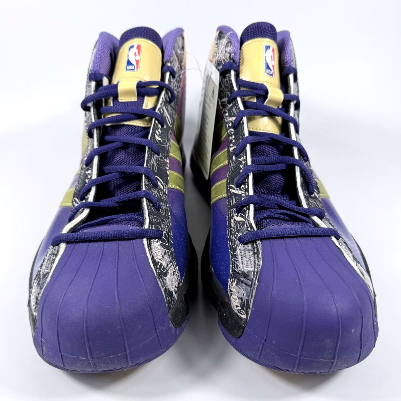 Adidas Adidas Sneakers Men Purple/Gold NBA Pro Model 2010 City Pack Basketball - 15 Size US 15 / EU 48 - 5 Thumbnail