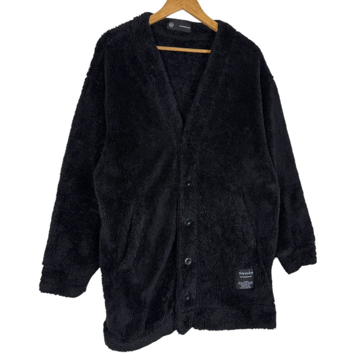 GU Undercover Gu faux fur Fleece button cadigan 🔥SHIP WITH DHL Size US M / EU 48-50 / 2 - 2 Thumbnail