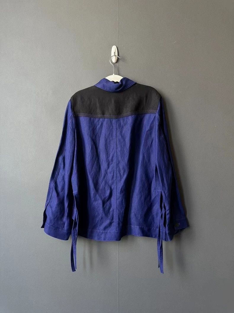 Loewe LOEWE Purple striped denim jacket Size XXS / US 00 / IT 34 - 2 Thumbnail