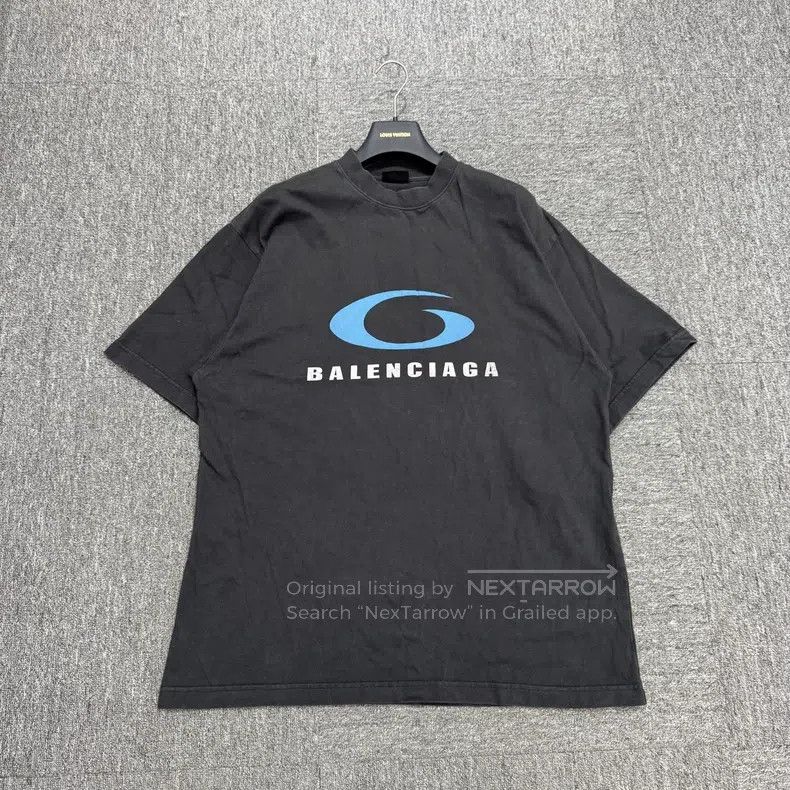Balenciaga Balenciaga Single Ring Printed Short Sleeve Size US M / EU 48-50 / 2 - 1 Thumbnail
