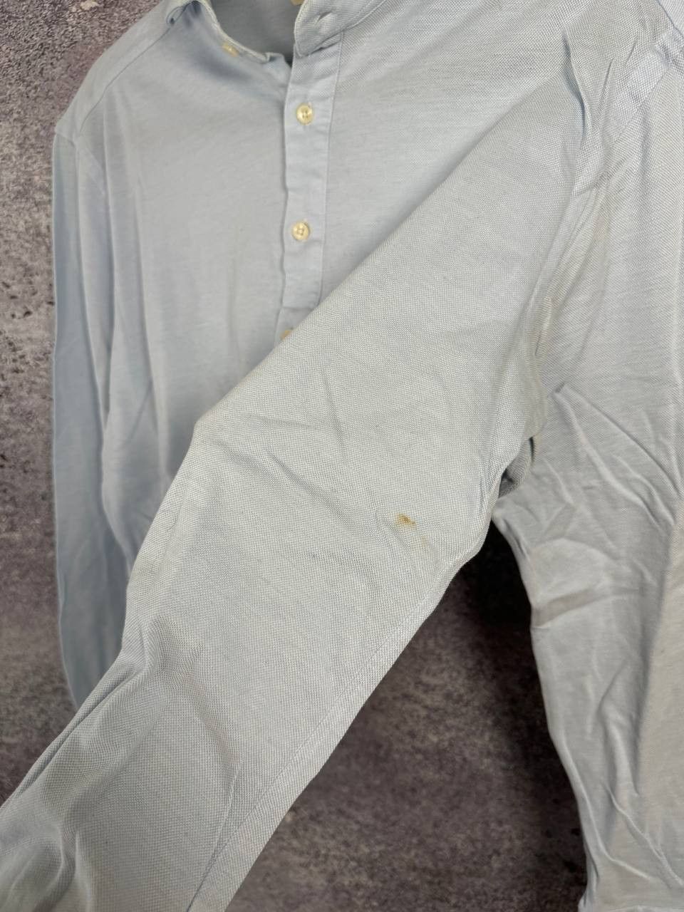 Suitsupply Suitsupply Blue Pure Cotton Long Sleeve T-Shirt Medium Size US M / EU 48-50 / 2 - 12 Thumbnail