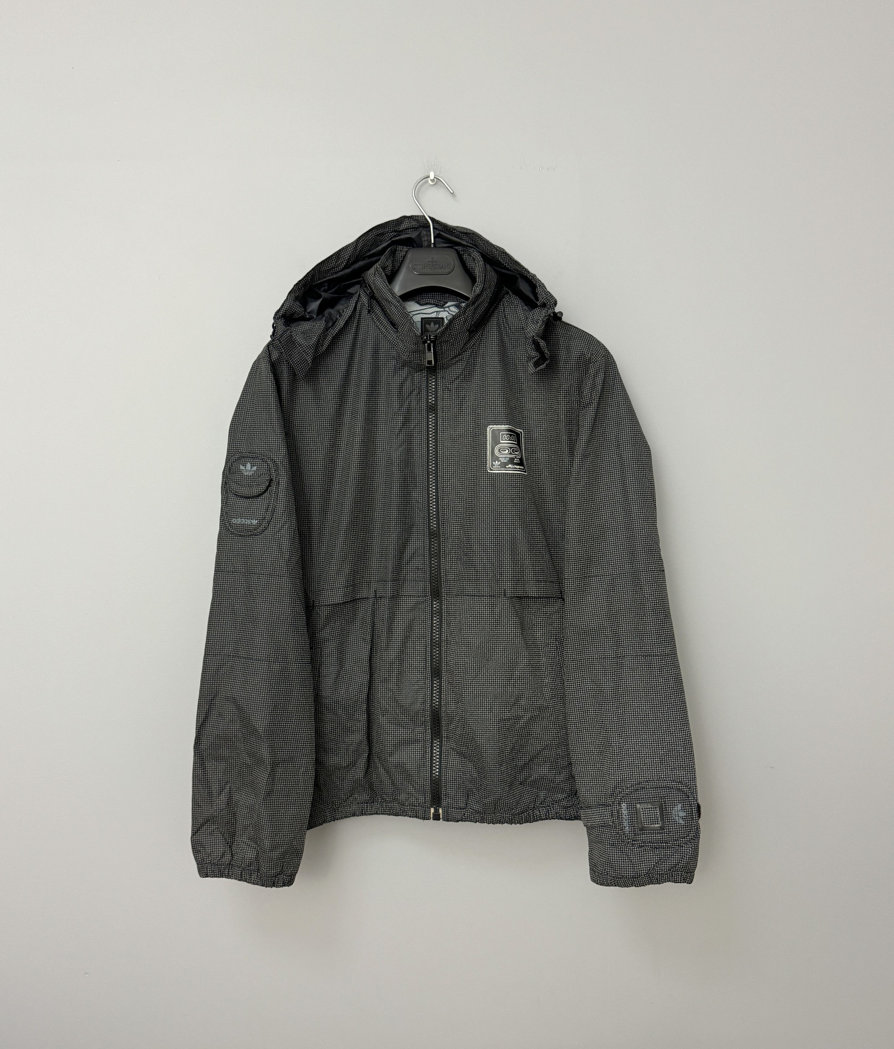 2005 Adidas Micropacer Reflective 3M Jacket Hooded Size S