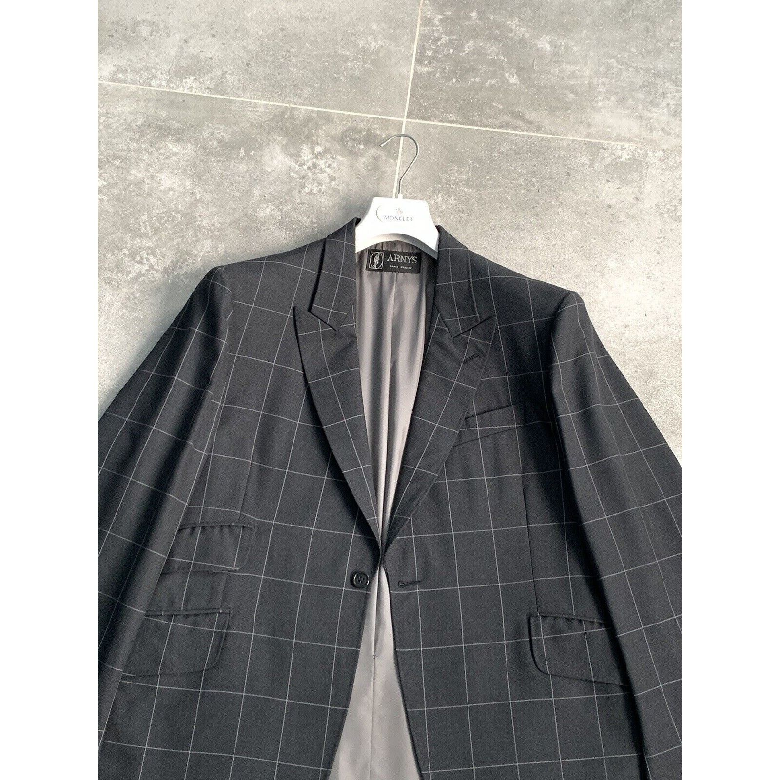 Designer × Vintage Men's ARNYS PARIS Bespoke Suit Blazer Trousers EU 50 UK 40 Size 50S - 4 Thumbnail