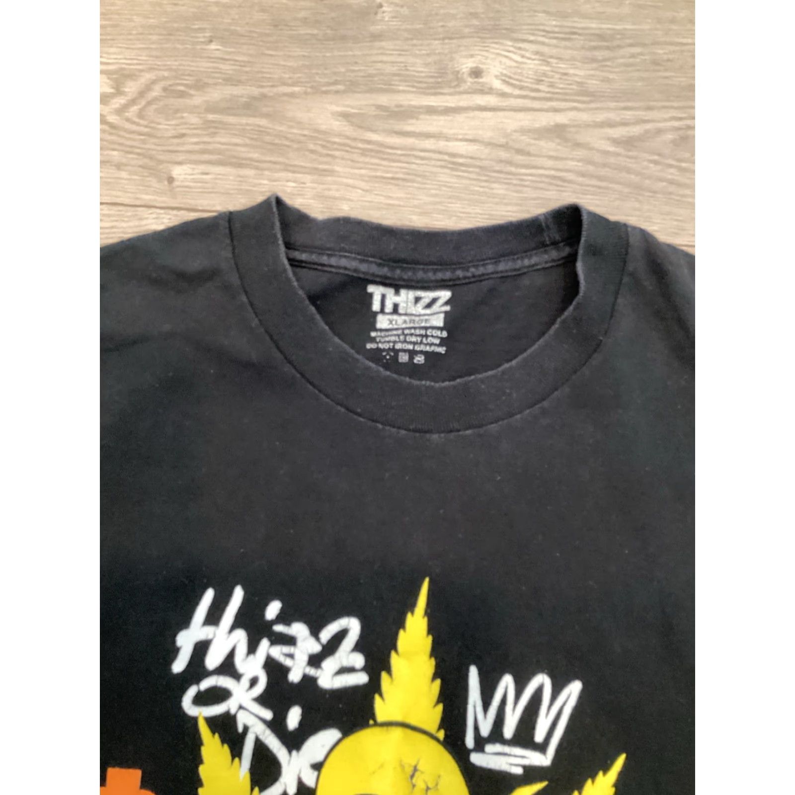 Vintage VINTAGE Thizz Nation Goku DBZ T-Shirt XL Black Men's Size US XL / EU 56 / 4 - 4 Thumbnail