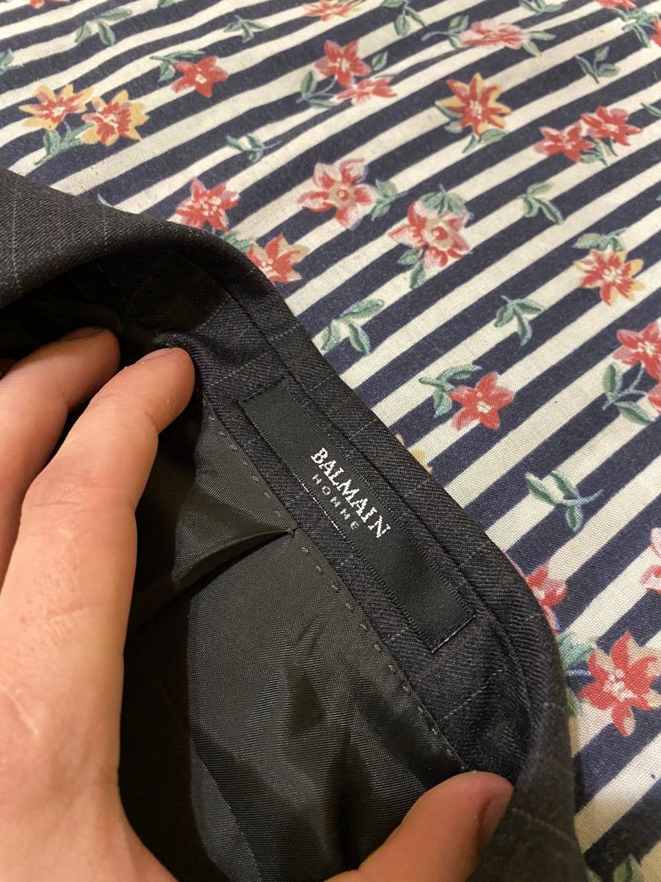 Balmain Balmain Paris Men's Suit Pin Stripe Size 40R - 2 Thumbnail